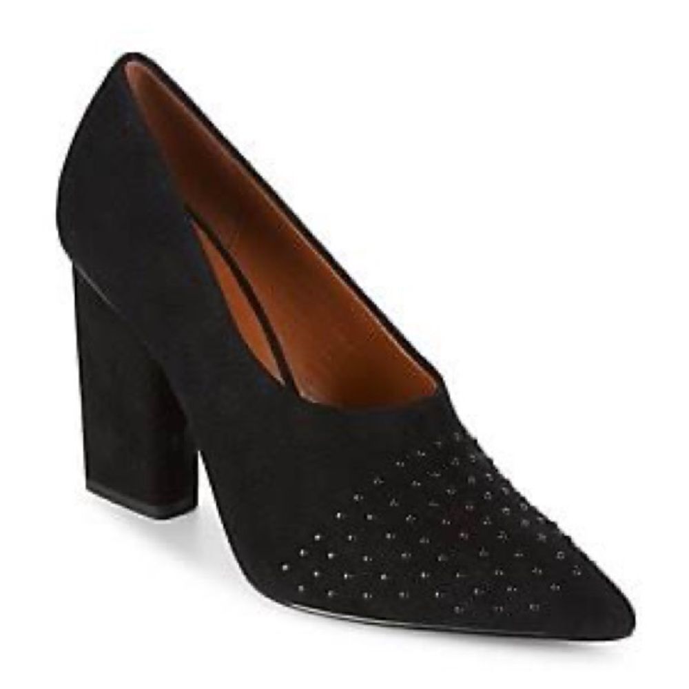 H by Halston Laurel Women's Black Suede Beaded Shoes